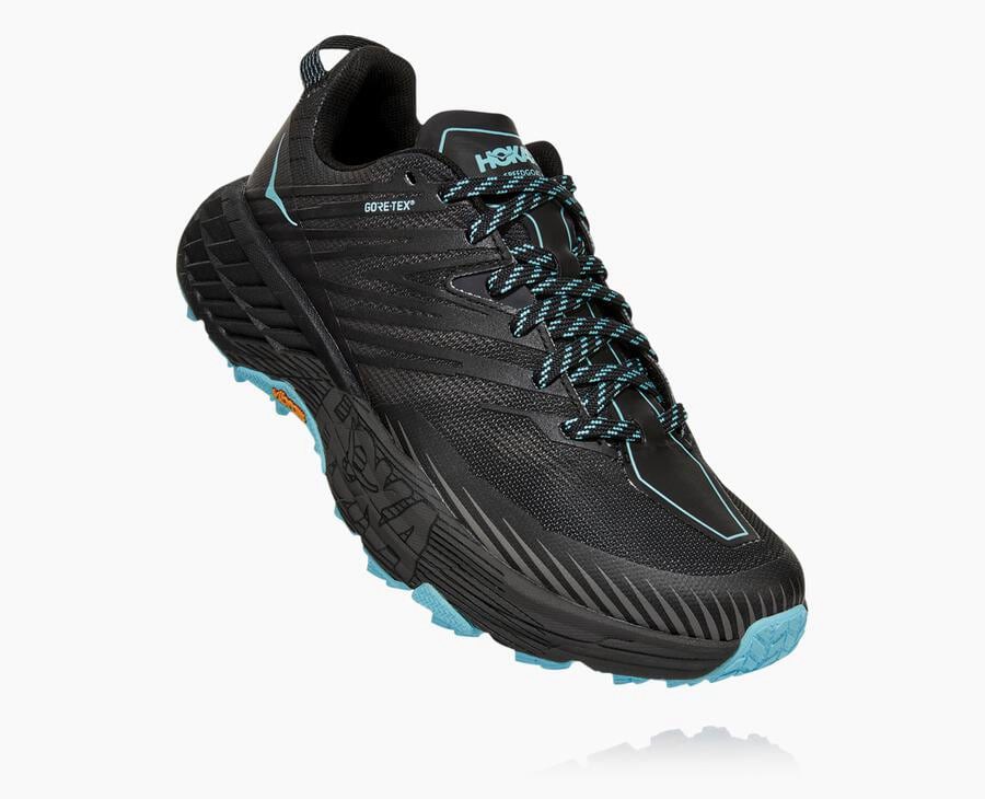 Tenis Trail Hoka One One Feminino Pretas - Speedgoat 4 Gore-Tex - 674-OVUPYI